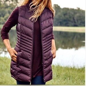 J. Jill Down Long Puffer Vest